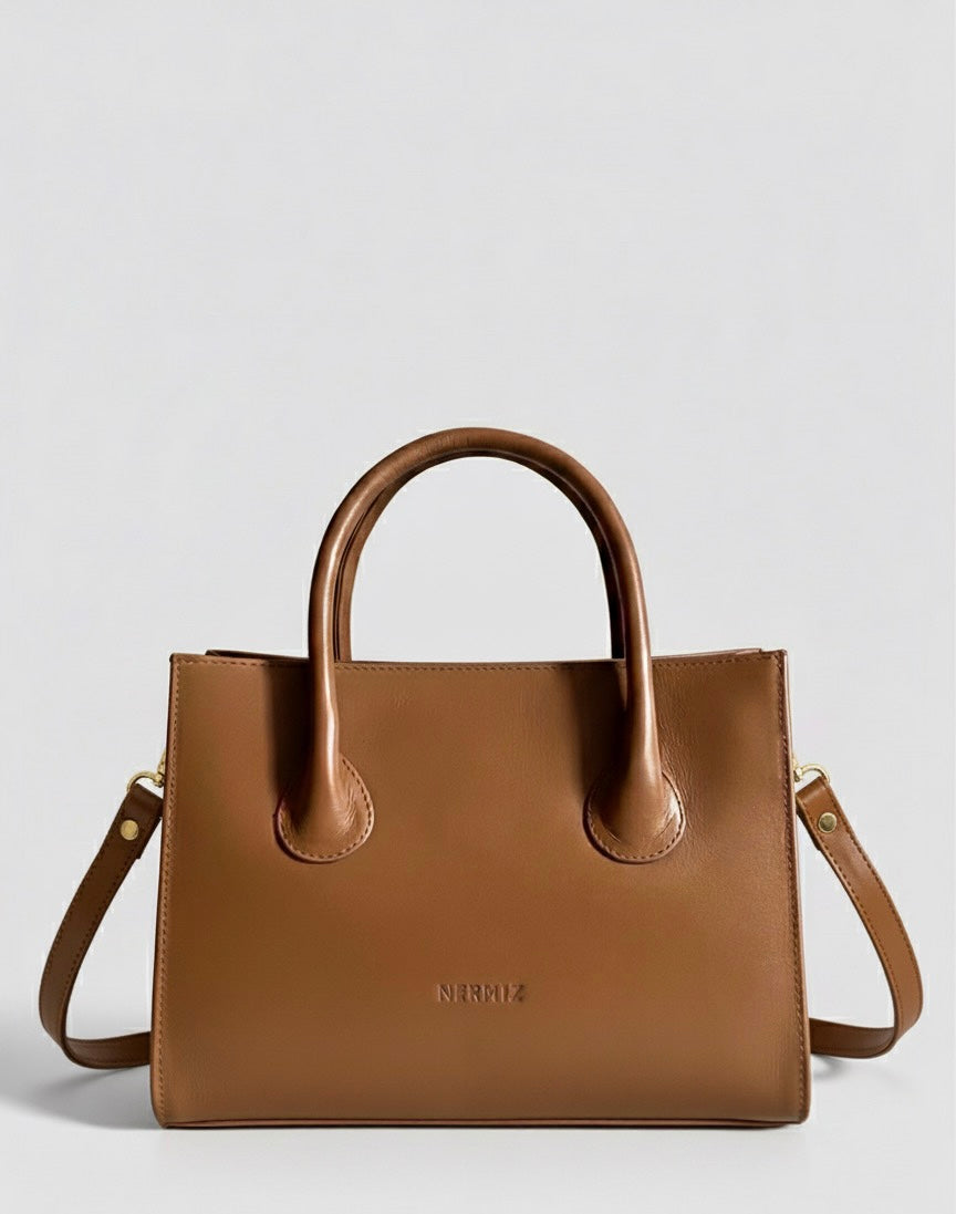 Classic Handle Leather Bag