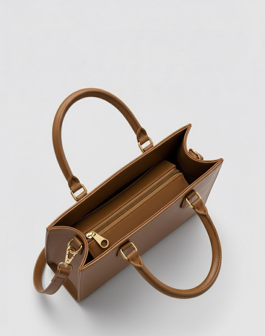 Classic Handle Leather Bag