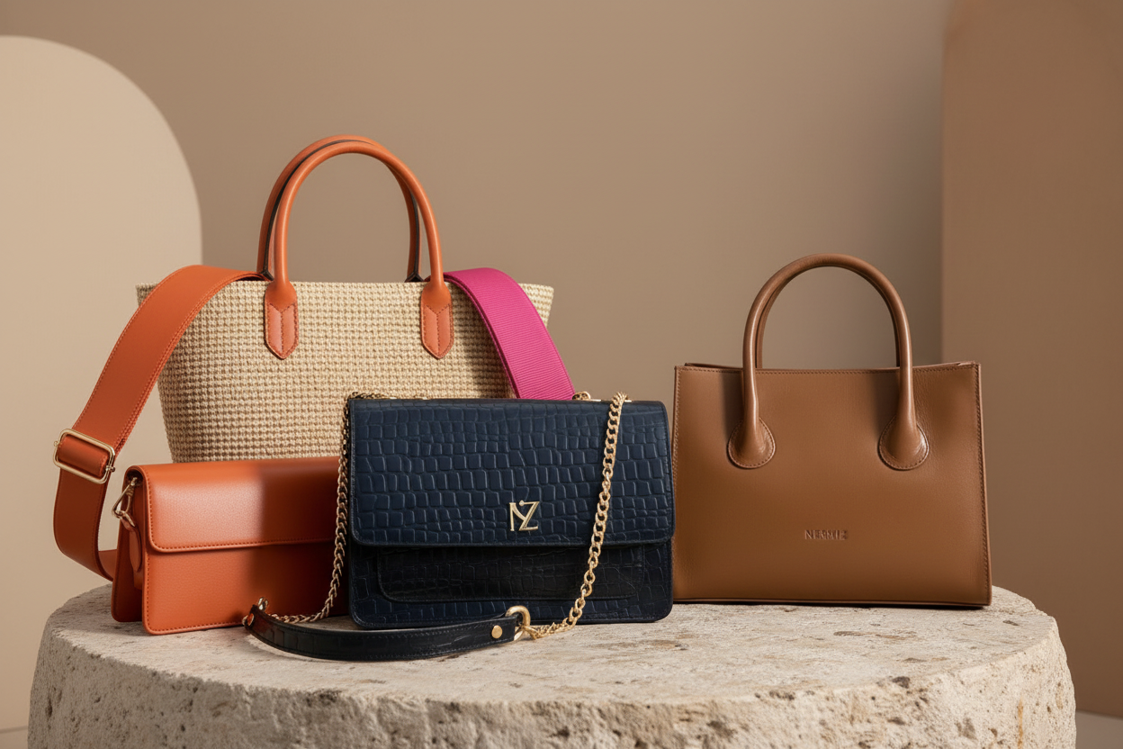 Luxury Leather Handbags Hero Banner